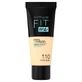 Maybelline Fit Me! Matte and Poreless, Mattifying Mattifying Foundation No. 110, Porcelain, 30 ml
