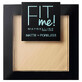 Maybelline Fit Me! Matte and Poreless, polvere opacizzante, n. 115, avorio, 9 g