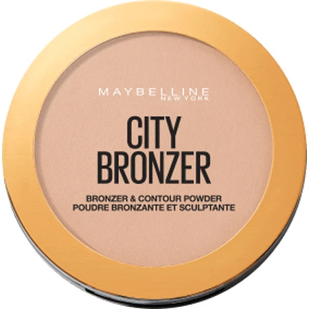 Maybelline City Bronzer, polvos bronceadores para el rostro, 250 Medium Warm, 8 g
