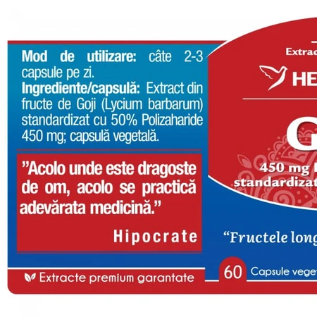 Herbagetica Goji x 60 Stück