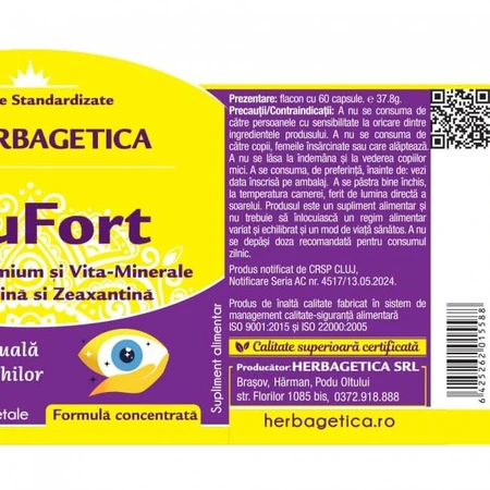 Herbagetica Ocufort Ocu Fuerte x 60cps