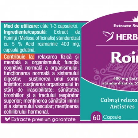 Herbagetica Zitronenmelisse, 60 Kapseln