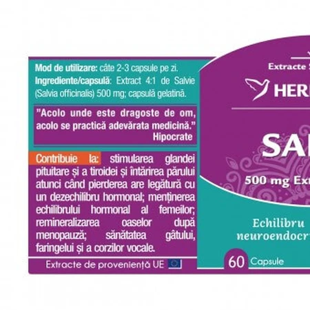 Herbagetica Sage x 60cps