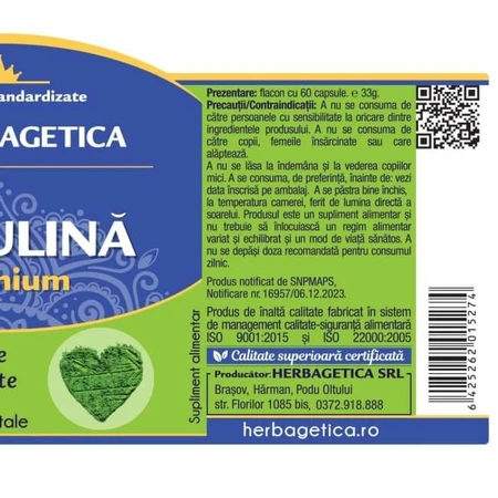 Espirulina Herbagetica x 60cps