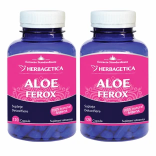 Aloe Ferox, 2x120 capsules, Herbagetica