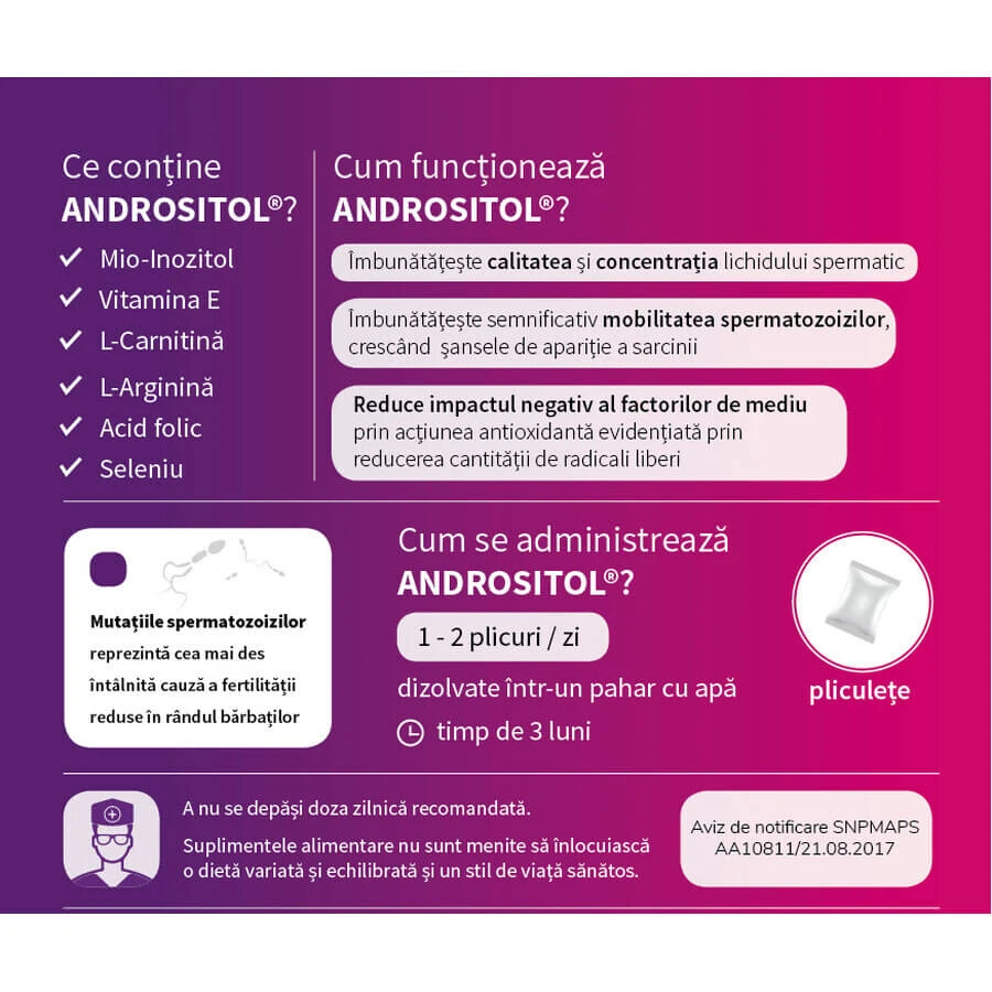 Andrositol, 2x30 Sachets, Lo Li Pharma