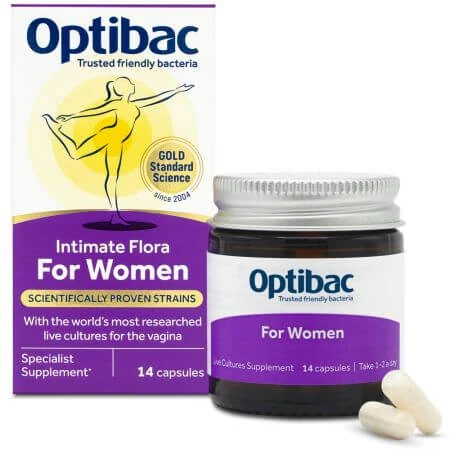 Optibac Probiotikum für Vaginalflora, 2x30 Kapseln