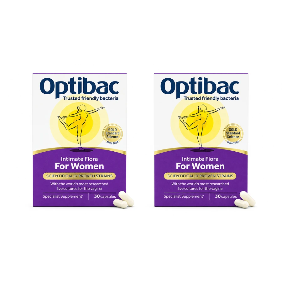 Optibac Probiotic for vaginal flora, 2 x 30 capsules