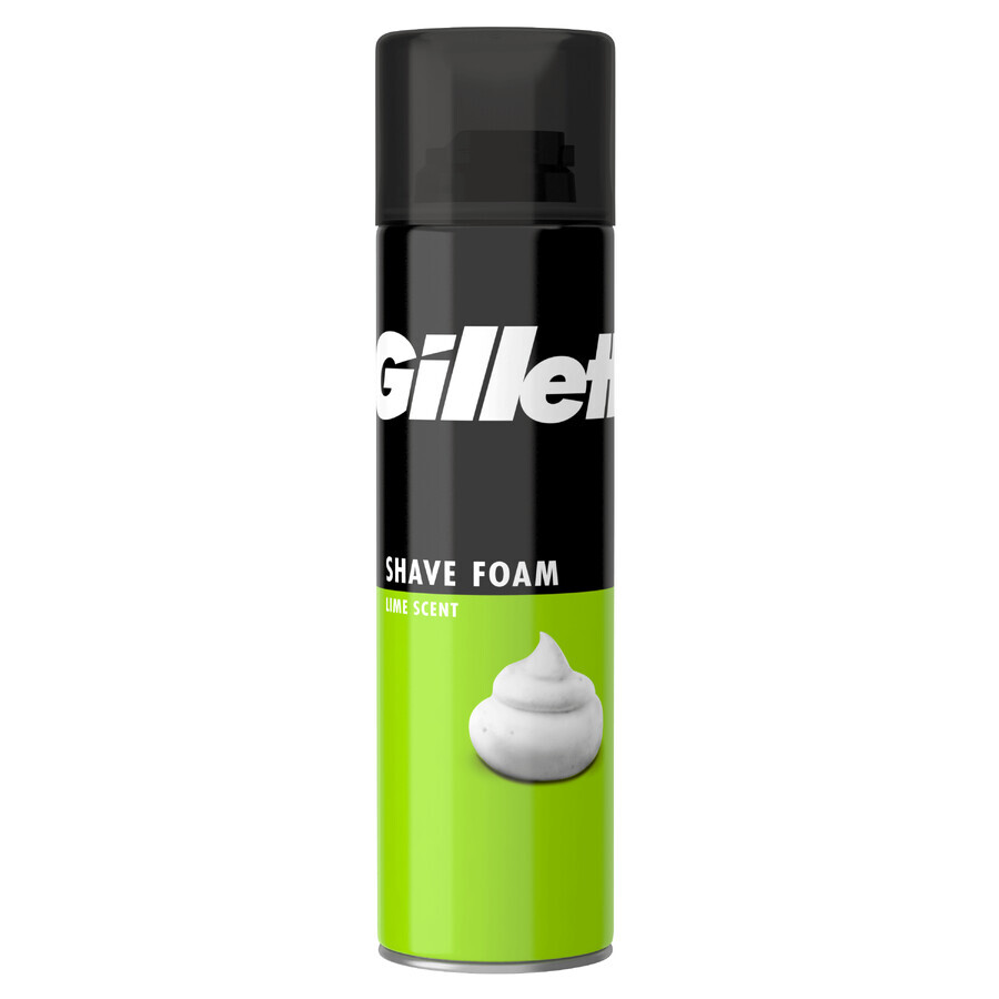 Schiuma da barba classica al profumo di lime, 200 ml, Gillette