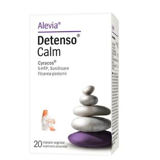 Suplemento antiestrés Detenso Calm, 20 cápsulas, Alevia