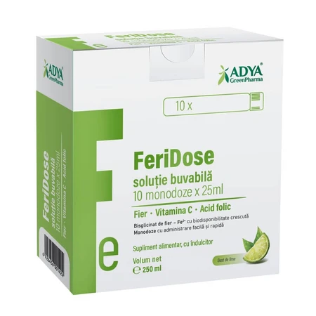 Feridose solución oral, 10 monodosis x 25 ml, Adya Green Pharma