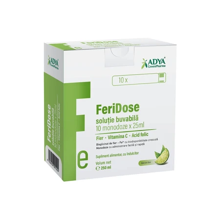 Feridose solución oral, 10 monodosis x 25 ml, Adya Green Pharma