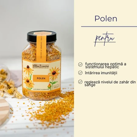 Albina Carpatinǎ pollen granules, 500 g, Apicola Pastoral Georgescu