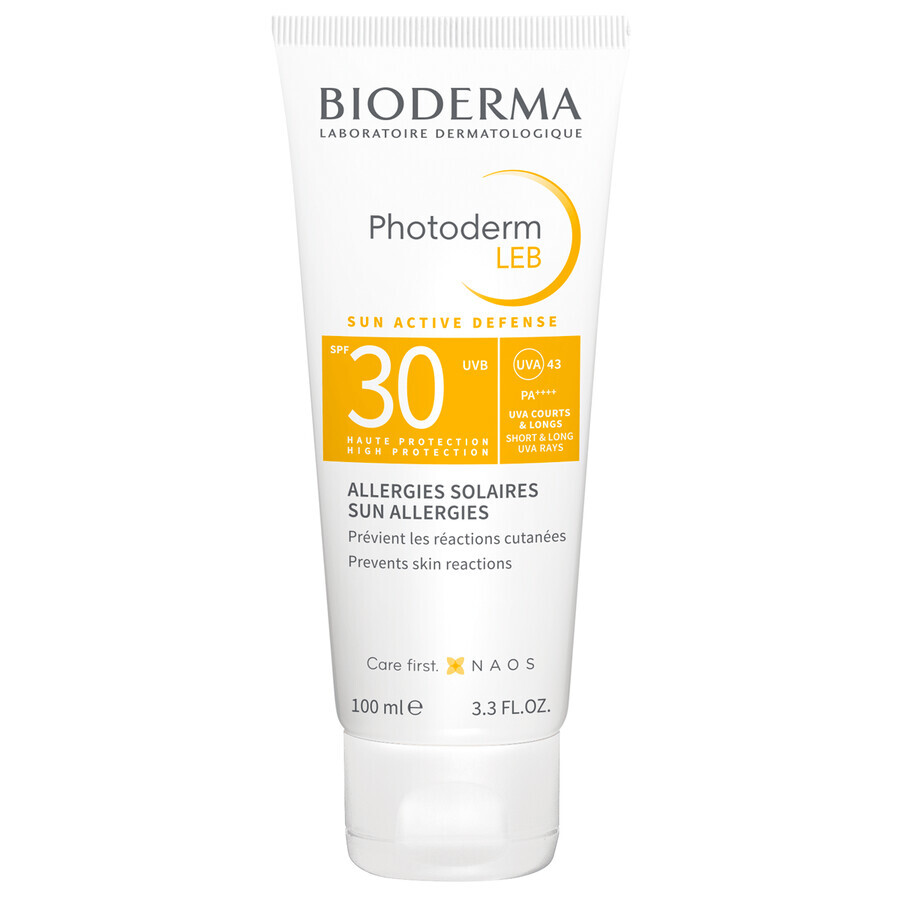 Gel-crème solaire SPF 30 Photoderm Leb, 100 ml, Bioderma