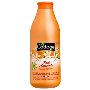 Duschgel und Bademilch mit Orangenblüten, 750 ml, Cottage