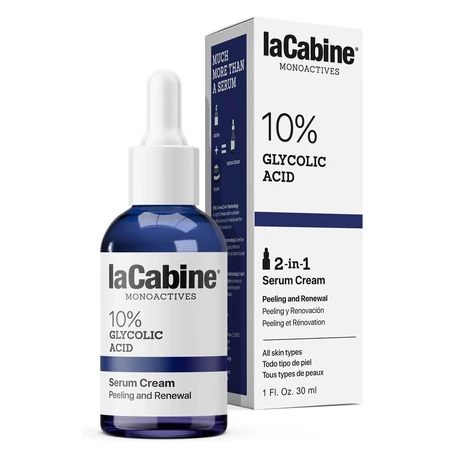 Ser-cream 10% Säure Glykolsäure Monoactives, 30 ml, La Cabine