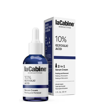 Ser-cream 10% Säure Glykolsäure Monoactives, 30 ml, La Cabine