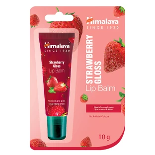 Bálsamo labial hidratante Bálsamo labial con brillo de fresa, 10 g, Himalaya