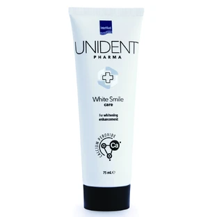 Pasta blanqueadora de dientes White Smile Care Unident Pharma, 75 ml, Intermed