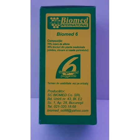 Biomed 6 gewichtstoenamepreparaat, 100 ml, Biomed International