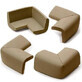 Soft corner protectors, Brown, 4 pcs, Prince Lionheart