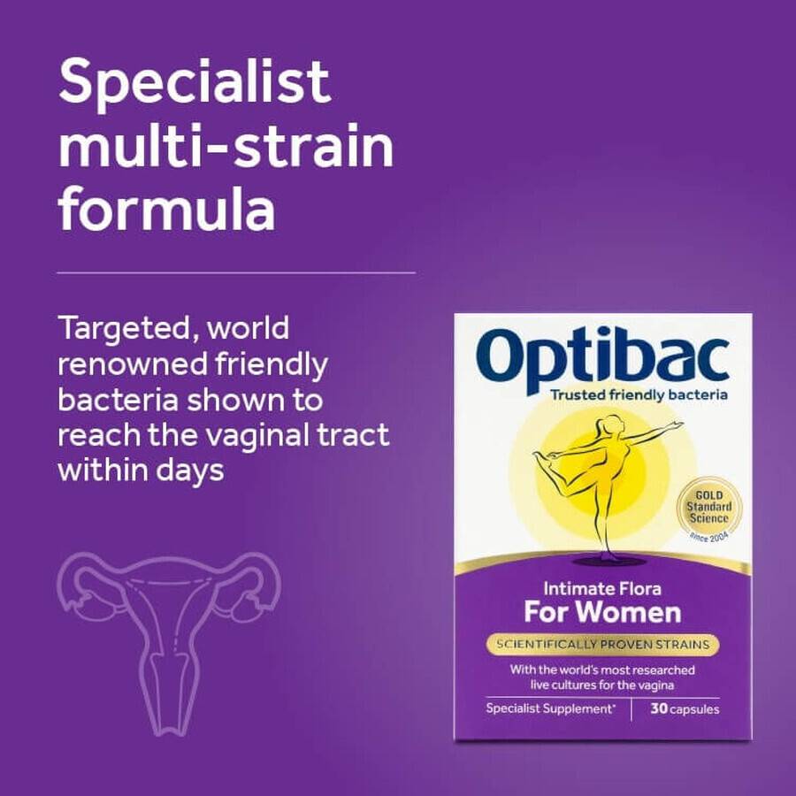 Probiotikum für Vaginalflora, 30 Kapseln, Optibac
