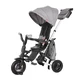 Ultra-folding tricycle for children Nova Rubber, Grey, Qplay