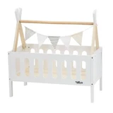Houten speelgoed poppenbedje, 18 maanden+, Tryco