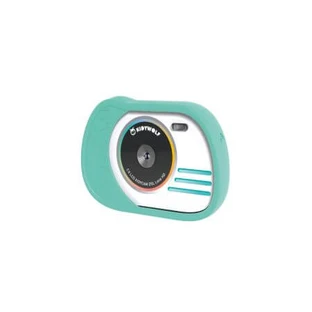 Digital photo-video camera for children Kidycam, Cyan, Kidywolf