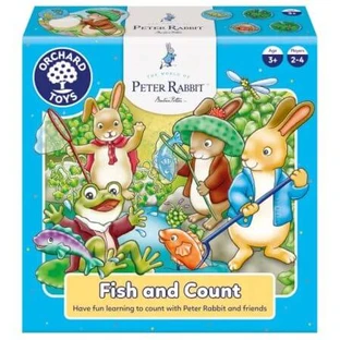Jeu éducatif poisson et compte Pierre Lapin, 3-6 ans, Verger