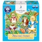 Peter Rabbit fishing and counting educational game, 3-6 years, Orchard