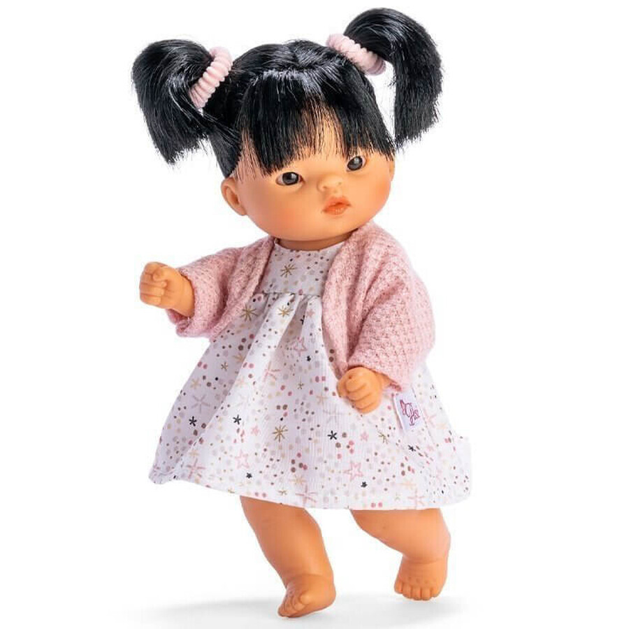 Muñeca asiática con cola, +3 años, 20 cm, Asivil