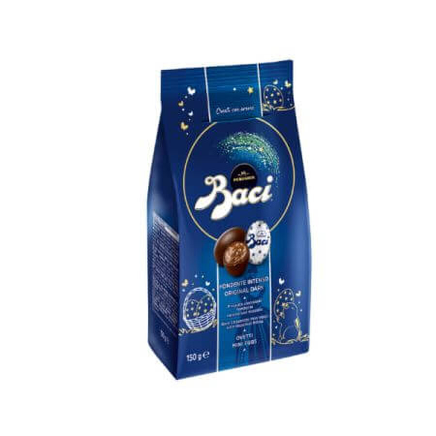 Mini dark chocolate eggs, 150 g, Baci