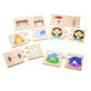 Wooden puzzle Opposite Notions, + 3 years, Big Jigs