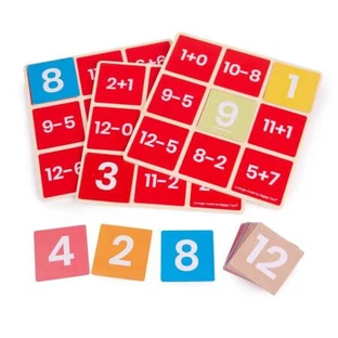 Math Bingo Additions and subtractions, + 3 years, Big Jigs