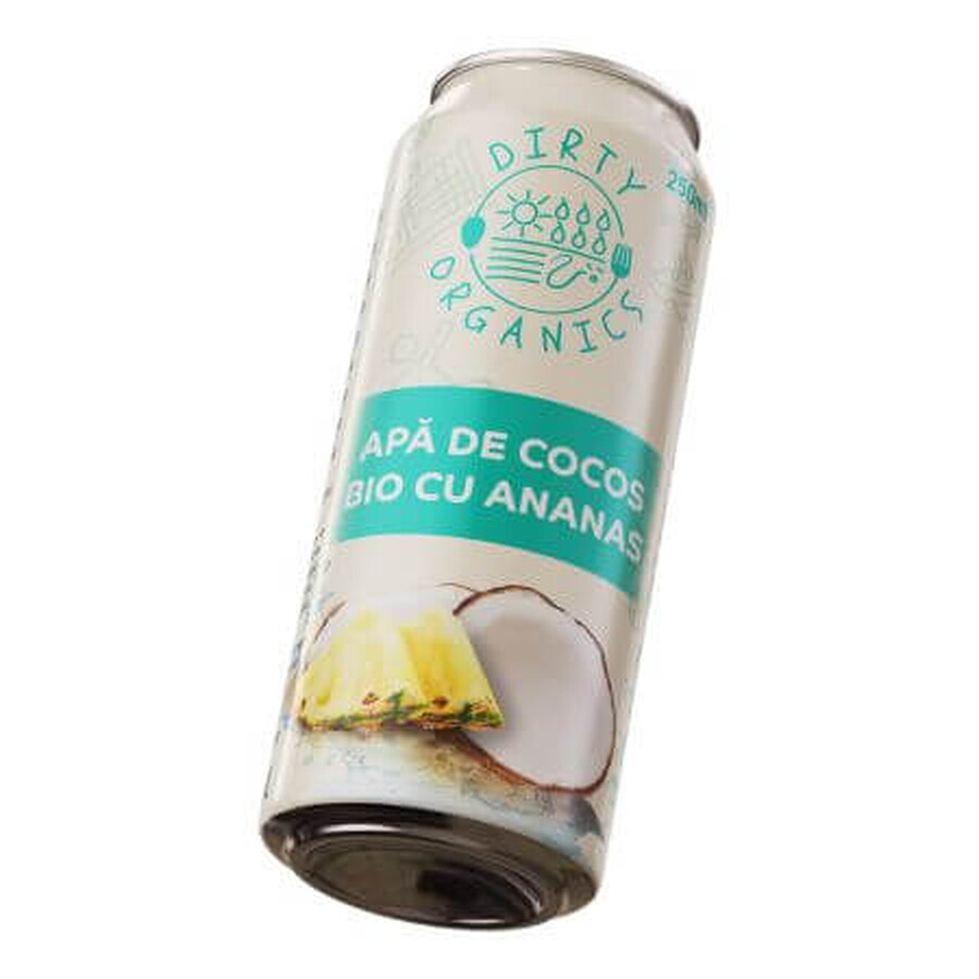 Buy Organic coconut water with pineapple, 250 ml, Dirty Organics Organic coconut water with pineapple, 250 ml, Dirty Organics