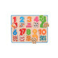 Wooden puzzle Numbers and colors, +1 year, Big Jigs