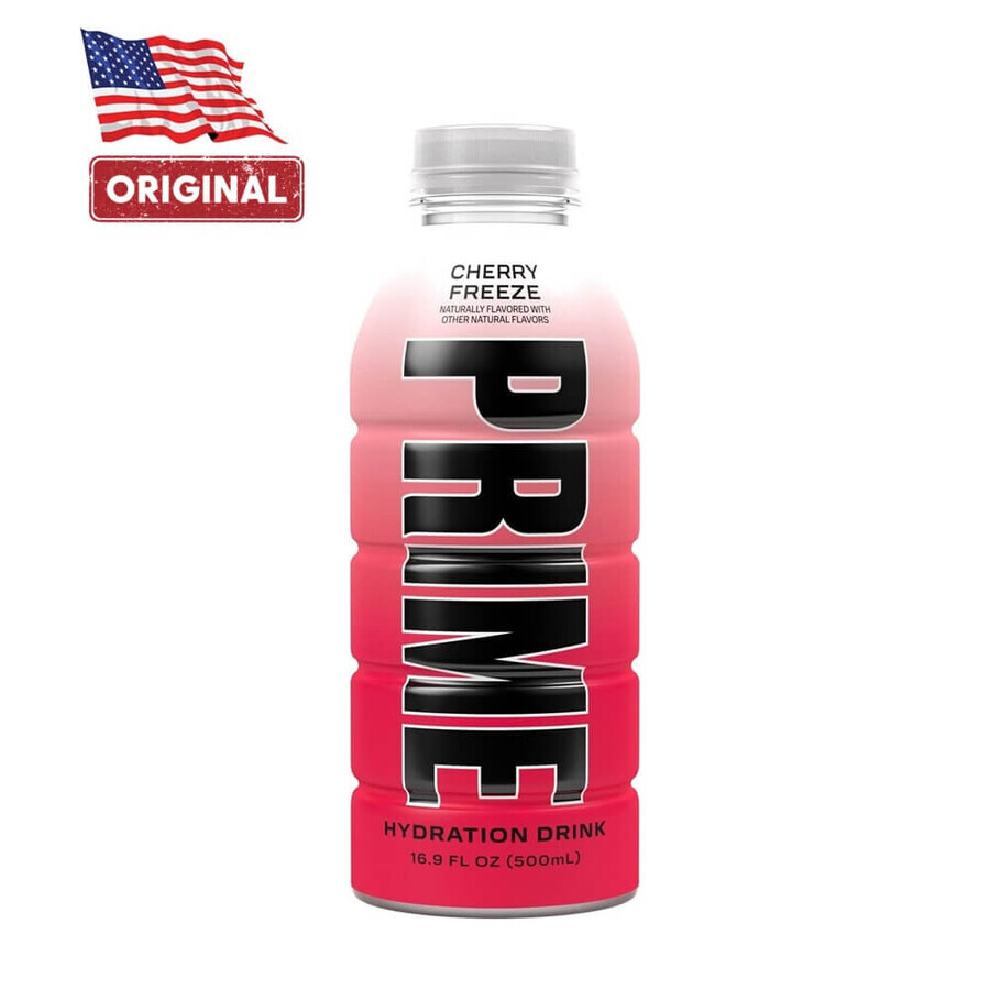 Prime rehydration drink with cherry flavor Hydration Drink USA, 500 ml, GNC