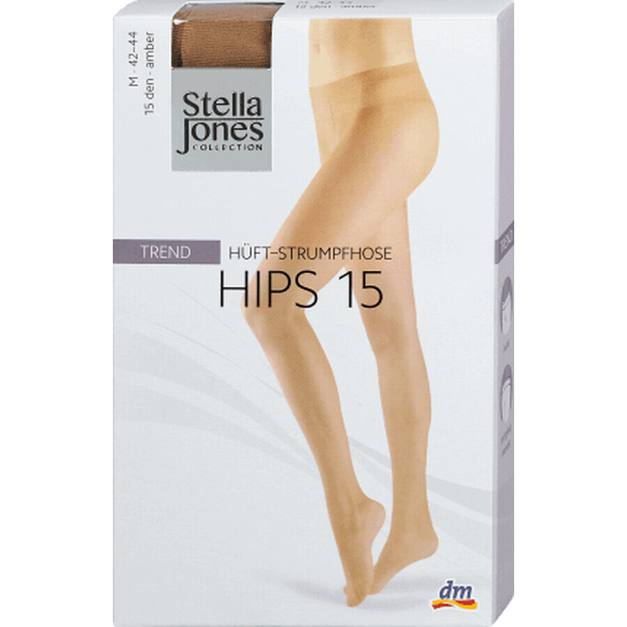 Stella Jones Panty DEN 15 amberkleurig maat 42-44, 1 stuk