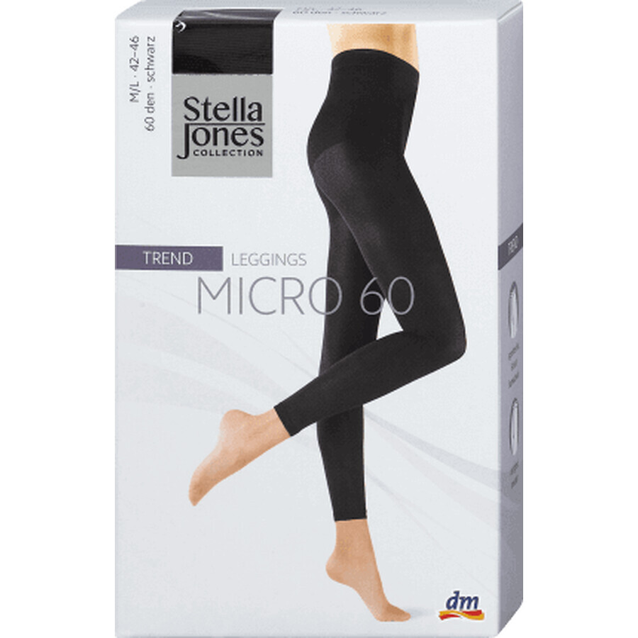 Stella Jones Trend Micro Panty Zwart 60 DEN maat M/L 42-46, 1 stuk