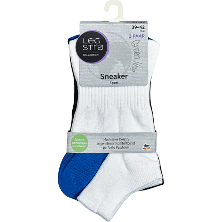 Legstra Blue sports socks size 39-42, 1 pc