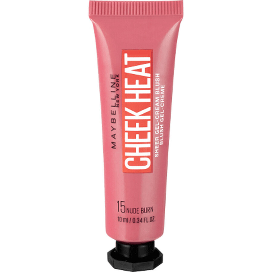 Acquista Maybelline New York Cheek Heat Blush 15 Nude Burn, 10 ml Maybelline New York Cheek Heat Blush 15 Nude Burn, 10 ml