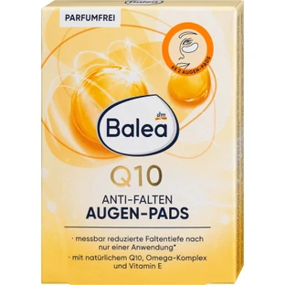 Balea Almohadillas para ojos antiarrugas Q10, 12 piezas