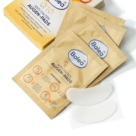 Balea Almohadillas para ojos antiarrugas Q10, 12 piezas