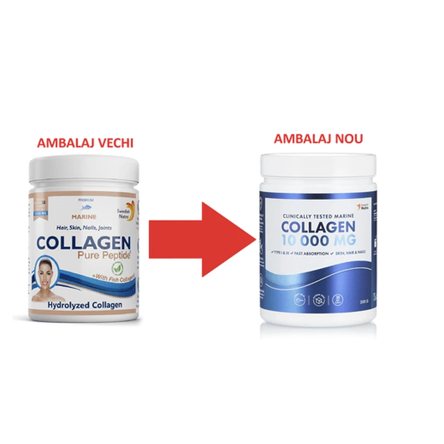 Kollagen Pure Peptide 10.000 mg, 300 g, Swedish Nutra