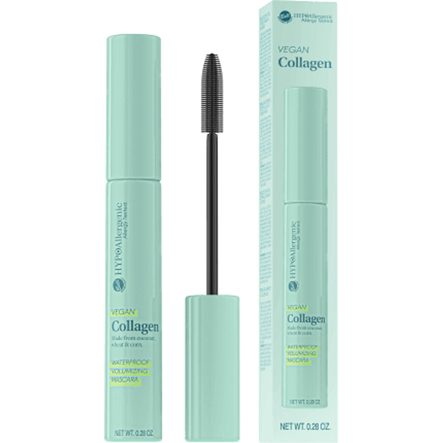 Bell HYPOAllergen Vegan Collagen Wasserfeste Wimperntusche, 8 g