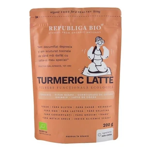 Curcuma Latte en poudre, 200 g, Republica Bio