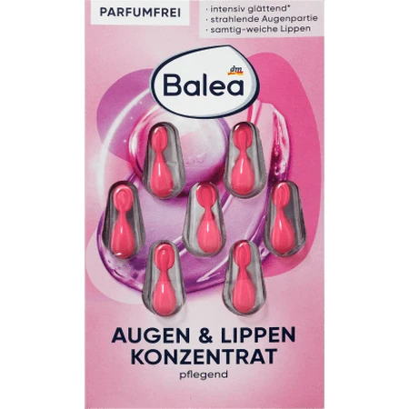 Balea Suero concentrado para ojos y labios, 7 unidades