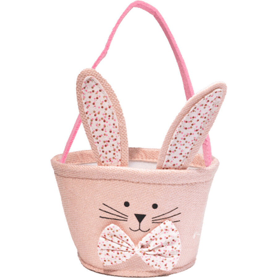 Buy Heitmann Pink basket with handle and bunny ears, 1 pc Heitmann Pink basket with handle and bunny ears, 1 pc