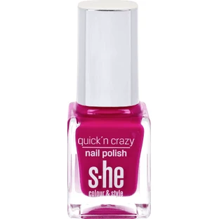 She colour&amp;style Esmalte de uñas Quick'n Crazy 323/818, 7 ml